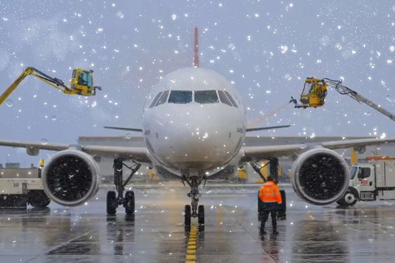 İstanbulda olumsuz hava şartları nedeniyle uçuşlar iptal edildi  i