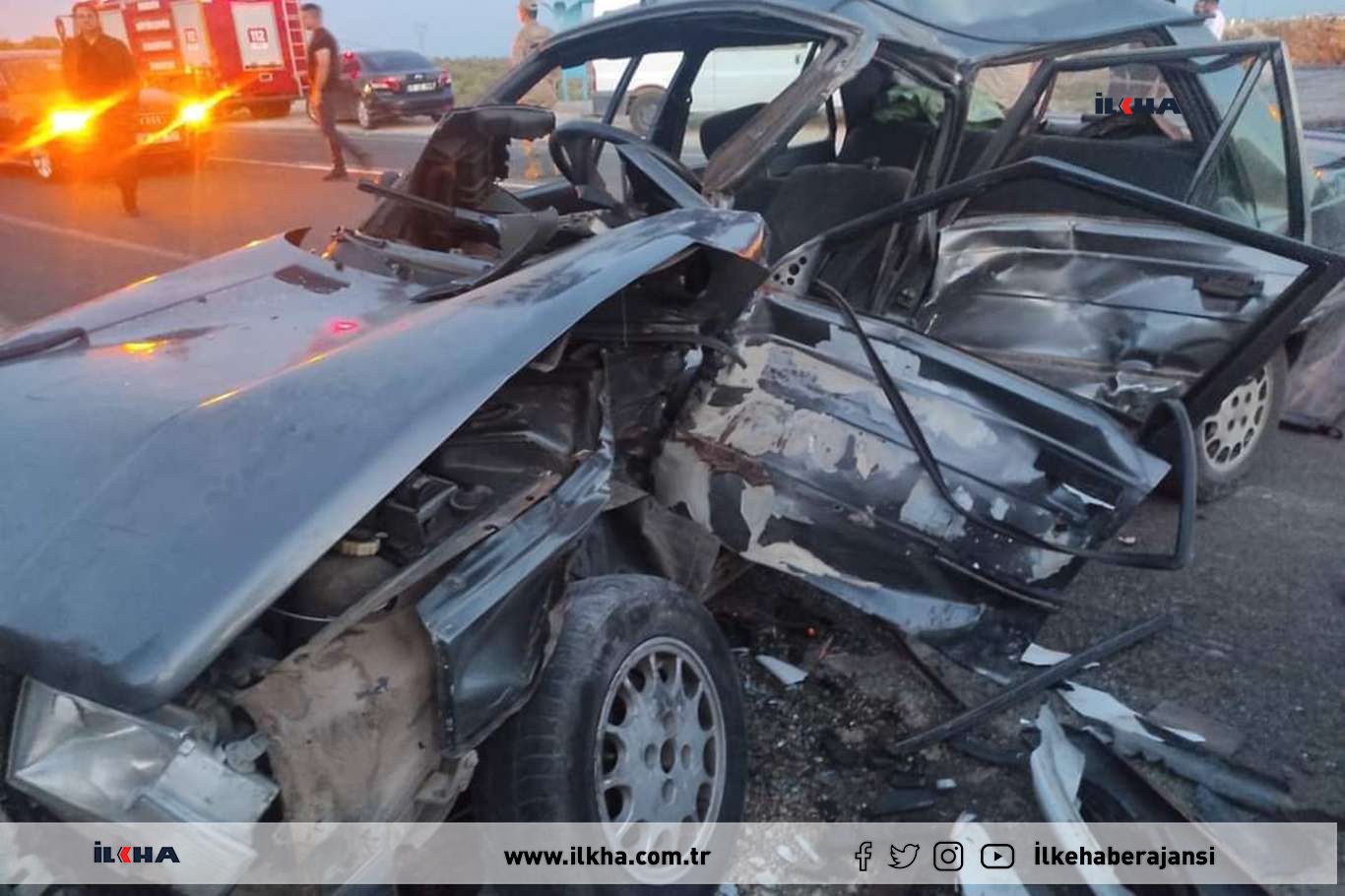 Mardinde trafik kazası: 2si ağır 5 yaralı 