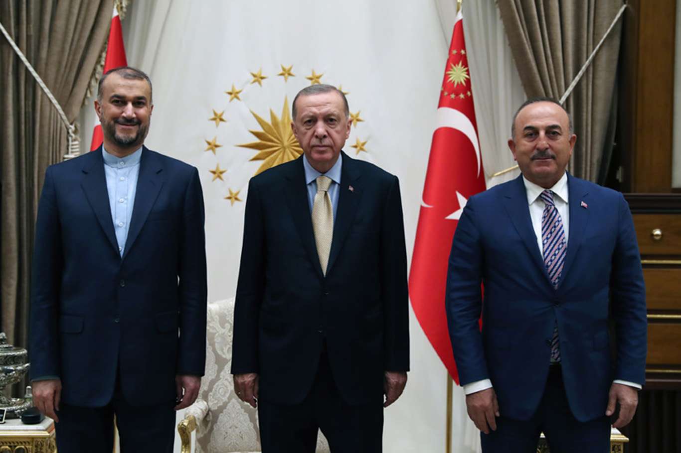 Cumhurbaşkanı Erdoğan, İran Dışişleri Bakanı Abdullahiyan’ı kabul etti 
