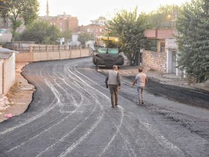 Bismilde asfalt serimi çalışmaları  