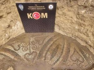 Tarlasında bulduğu 2 bin yıllık mozaiği bildirmeyen kişi gözaltına alındı  