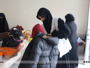 Mardin Yetimler Vakfı yetim çocuklara kışlık kıyafet yardımı yaptı