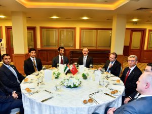 Ticaret Bakanı Muş, BAE Ekonomi Bakanı Abdullah bin Touq Al Marri ile görüştü  