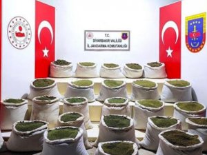 Diyarbakırda 572 kilogram uyuşturucu madde ele geçirildi  