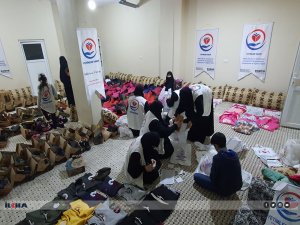 Cizre’de yüzlerce yetime kışlık giyim yardımı yapıldı  