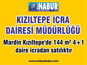 Mardin Kızıltepede 144 m² 4+1 daire icradan satılıktır