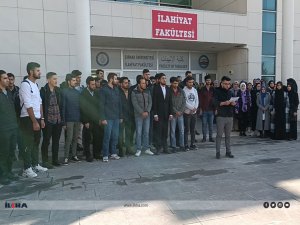 Şırnak Üniversitesi öğrencilerinden Hazreti Muhammede hakarete tepki