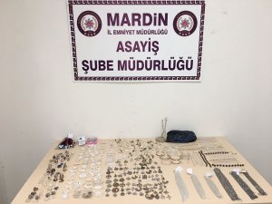 Mardin’de 8 kilogram gümüş işleme telkâri çalan hırsızlar yakalandı