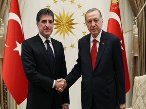 Cumhurbaşkanı Erdoğan, Barzaniyi kabul etti  