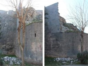 Kahramanmaraş merkezli depremlerde Diyarbakırdaki tarihi surlar ve camiler de hasar gördü 