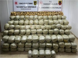 Hakkari sınırında 650 kilo uyuşturucu madde ele geçirildi  