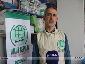 Umut Kervanından Midyat’taki depremzedelere Ramazan öncesi gıda yardımı 