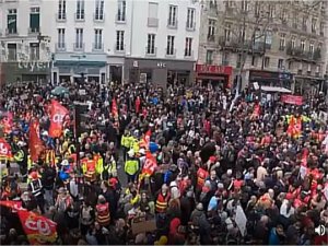 Fransa’daki sokak gösterilerinde 172 kişi gözaltına alındı  