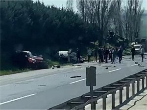 Silivri TEMde kaza: 6 ölü, 3 yaralı 