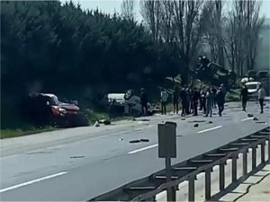 Silivri TEMde kaza: 6 ölü, 3 yaralı