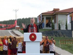 Cumhurbaşkanı Erdoğan Köy Evleri Anahtar Teslim Töreninde konuştu