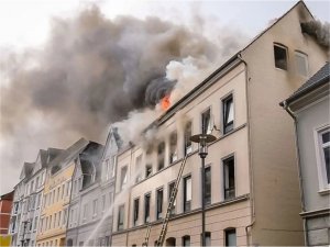 Almanyada yangın: 2 ölü  