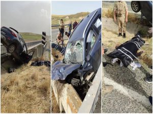 Tali yoldan çıkan araç kazaya neden oldu: Bir ölü 3 yaralı  