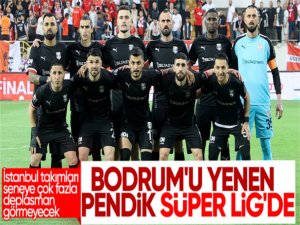 Süper Lige yükselen son takım Pendikspor