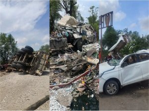 Hindistanda kamyonun freni patladı: 15 ölü