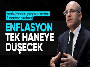 Mehmet Şimşek: Enflasyon tek haneye düşecek