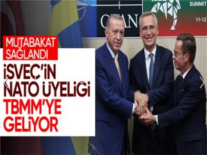 İsveç, Türkiyenin ABye üyelik sürecine aktif destek verecek