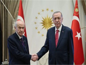 Cumhurbaşkanı Erdoğan, Bahçeliyle görüştü  