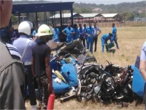 Sri Lankada askeri uçak düştü: 2 ölü  