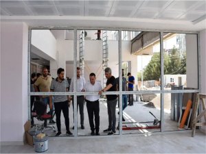 Diyarbakırda çok amaçlı gençlik merkezi projesinde sona doğru geliniyor 