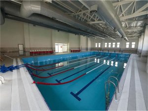 Kulp yarı olimpik yüzme havuzu tamamlandı 
