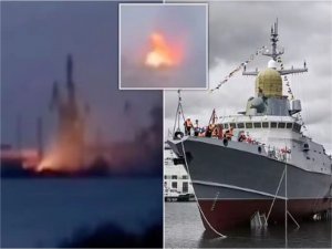 Ukrayna, Rusyaya ait füze fırlatma gemisini vurduğunu açıkladı  