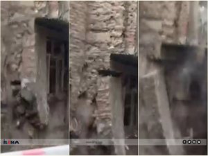 Diyarbakırda çöken 5 katlı binanın kamera görüntüsü ortaya çıktı 
