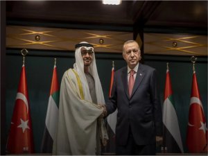 Cumhurbaşkanı Erdoğan, BAE Devlet Başkanı El-Nahyan ile görüştü  