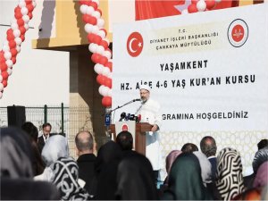 Ankarada 4-6 yaş Kur’an kursu ve Diyanet Gençlik Merkezi açılışı yapıldı 