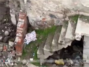 Diyarbakırda harabe evde terk edilmiş bebek bulundu  