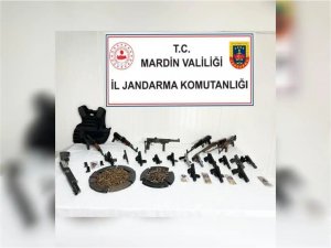 Mardin’de 3 buçuk aydır yürütülen operasyonla onlarca silah ele geçirildi  