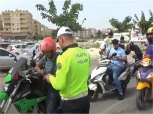 Şanlıurfada 1️9️ motosiklet trafikten men edildi  