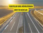 Karayolları Genel Müdürlüğünden şirket ön seçim ilanı