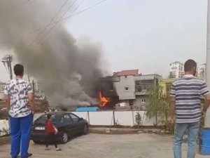 Diyarbakırda ağıl yangınında 3 inek telef oldu