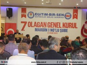 Eğitim-Bir-Sen Mardin Şubesinin 7. Olağan Kongresi yapıldı