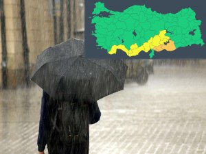 11 ile sarı ve turuncu uyarı: Fırtına ve kuvvetli yağışa dikkat