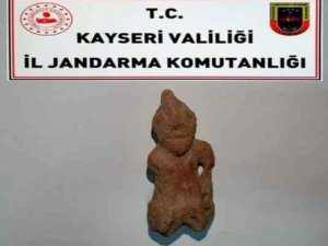 Kayseri’de 5 bin yıllık tarihi eser ele geçirildi: 1 gözaltı