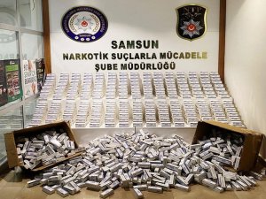 Samsunda 139 bin 842 sentetik ecza hapı ele geçirildi
