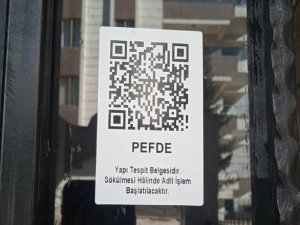 Şanlıurfada hasar tespiti yapılan binalar karekod ile öğrenilebilinecek