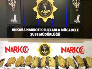 Ankarada 59 kilo esrar ele geçirildi