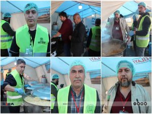 Gönüllü aşçılar: Çalışmalarımızın devam etmesi için kuru gıdaya ihtiyacımız var