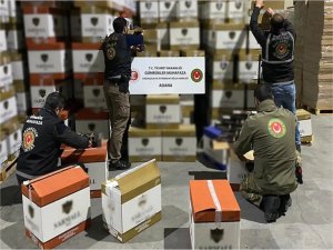 Adana ve İstanbulda 15 milyon liralık kaçak sigara operasyonu