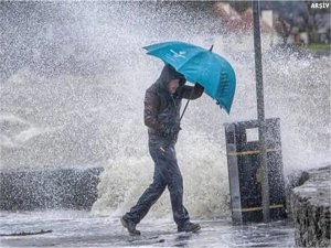 18 il için turuncu ve sarı kodlu uyarı