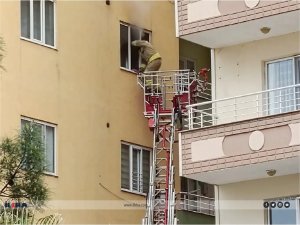 Mardin’de apartman dairesinde yangın 