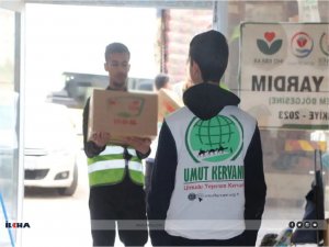 Umut Kervanı Mardinden bin aileye gıda yardımı